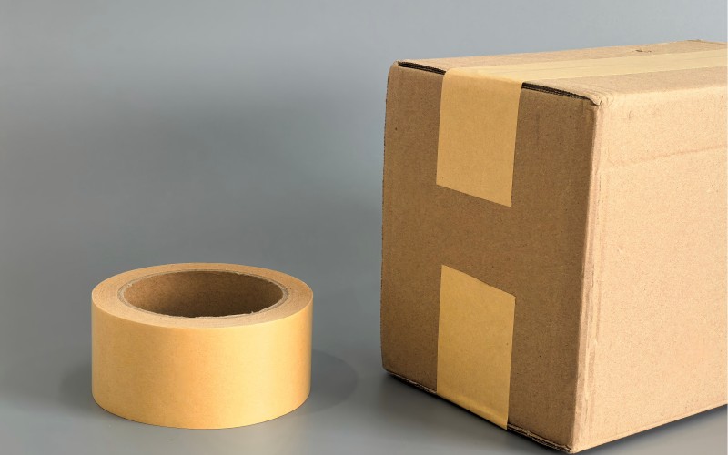 Degradable Flatback Self-adhesive Kraft Paper Tape BR11